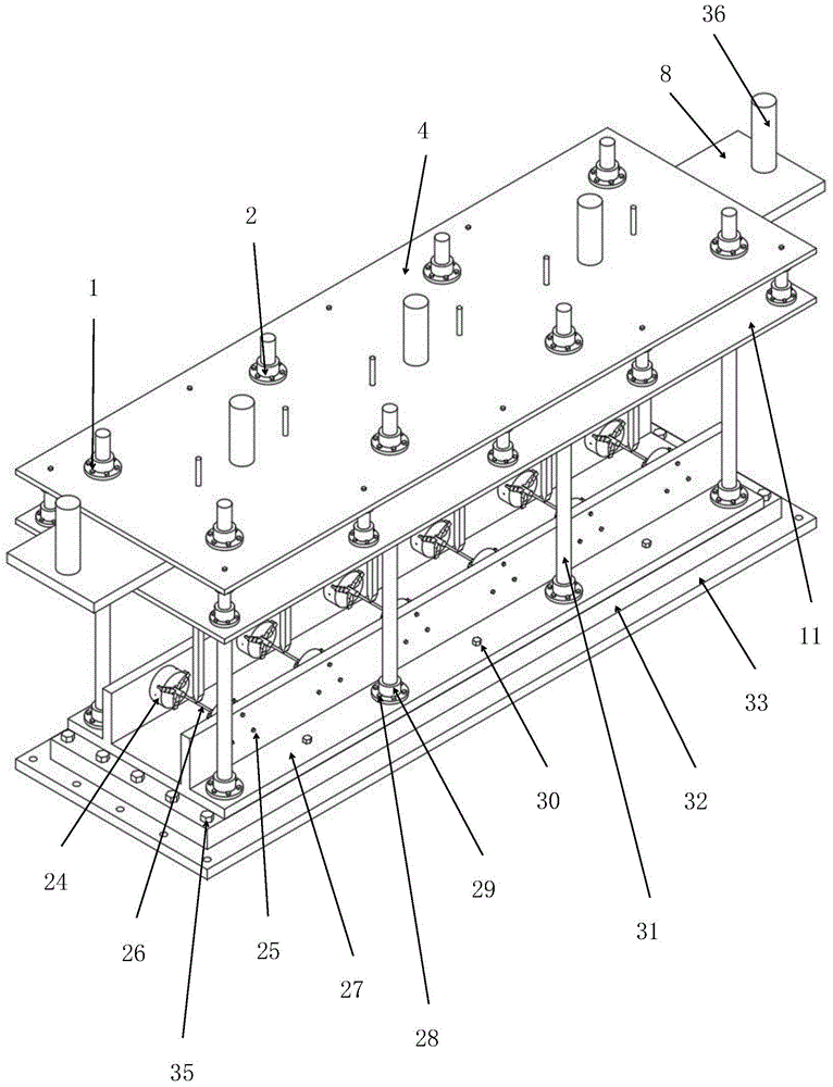 一種一機(jī)六件的等應(yīng)力三點(diǎn)彎曲疲勞試驗(yàn)機(jī)